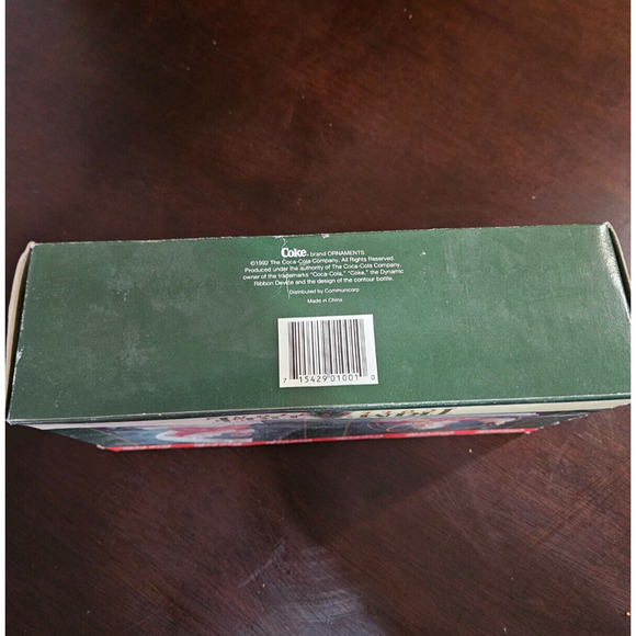 1992 Coca Cola Coke Trim A Tree Collection Set Of 2 Christmas Tree Ornaments - Picture 2 of 3